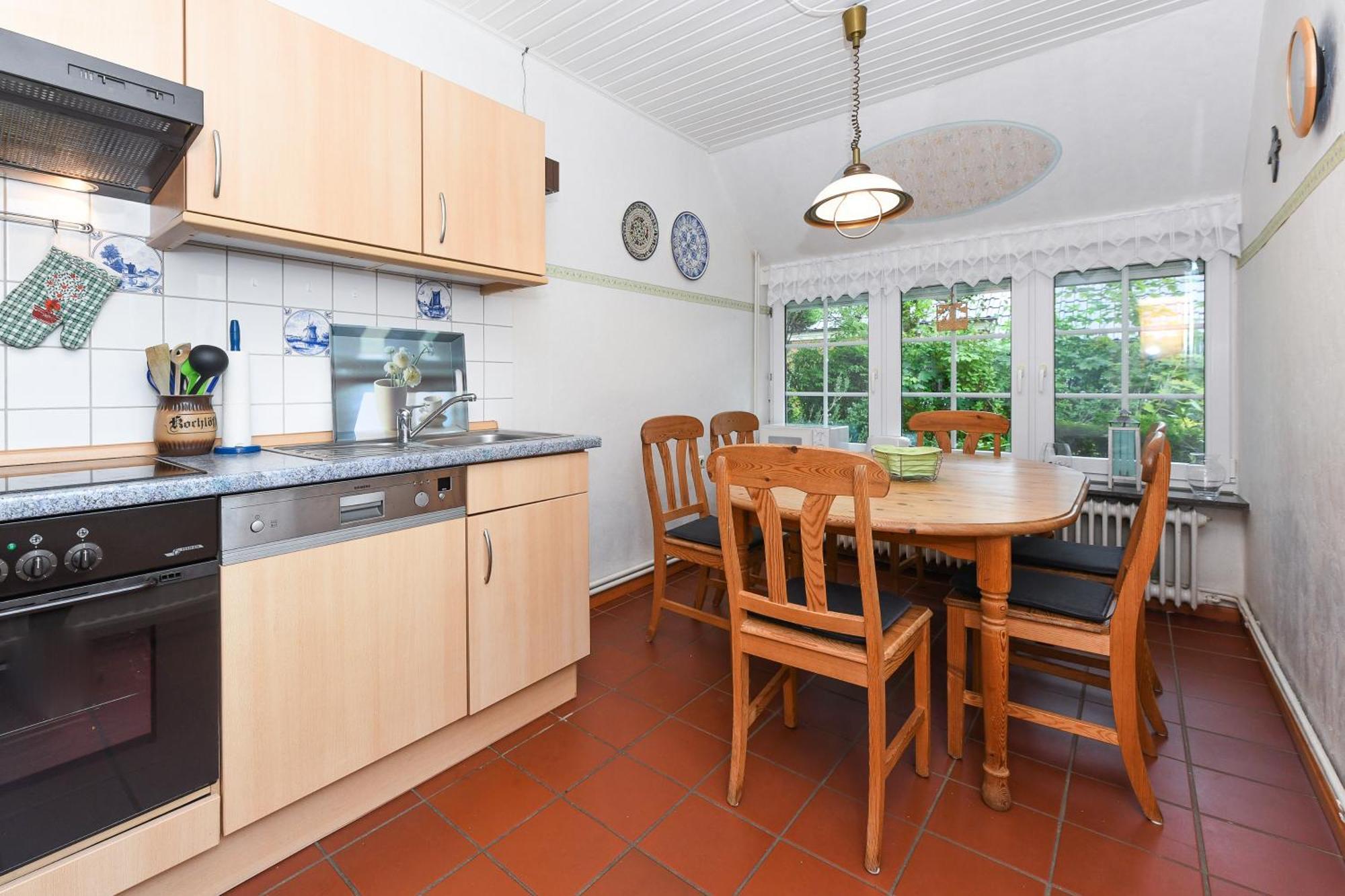 Ferienhaus Dohlennest 카롤리넨시엘 외부 사진